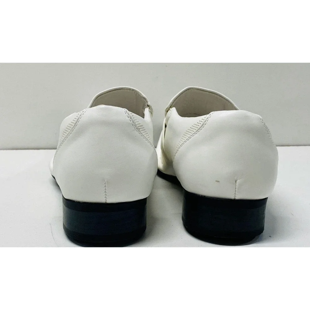 Alberto Fellini Men's‎ White Leather Dress Shoes Made In Italy Size 9 M Italy